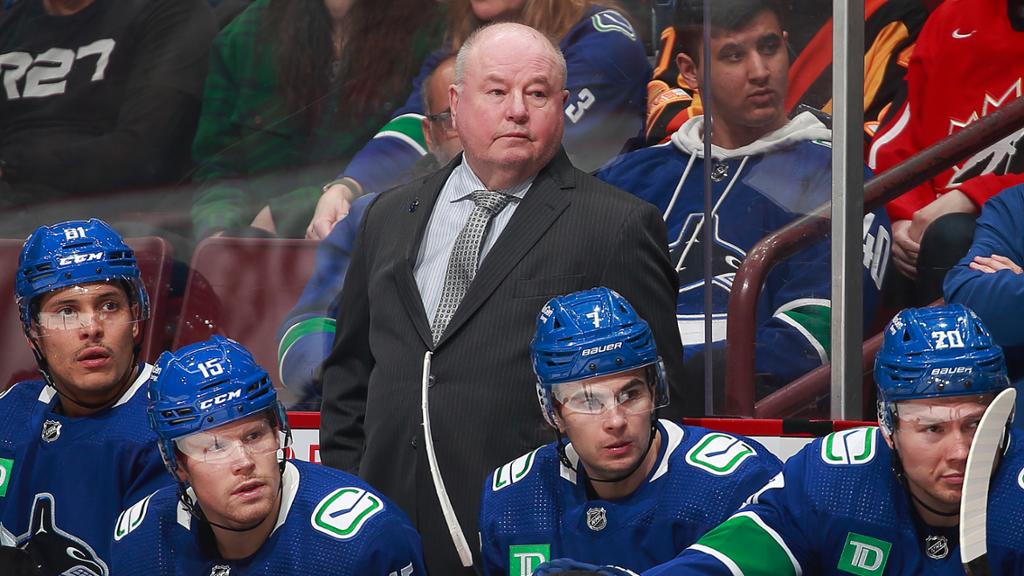 Boudreau gets emotional discussing uncertain future as Canucks coach