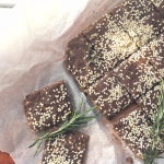 Rosemary Flaxseed Crackers