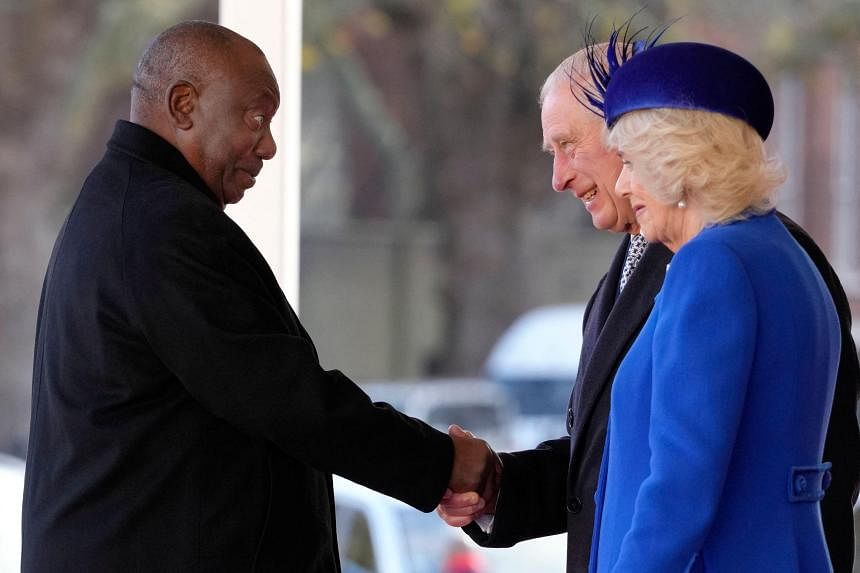 Charles III welcomes South Africa’s Ramaphosa in first state visit as king