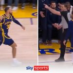 Moment of madness! Steph Curry ejected… for throwing his gum shield | Video | Watch TV Show | Sky Sports