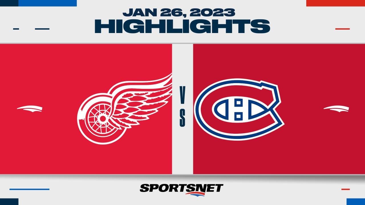 NHL Highlights | Red Wings vs. Canadiens