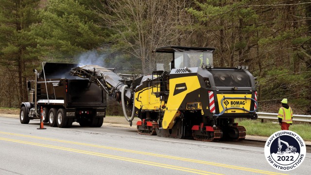 2022 Top Introductions: BOMAG’s large milling machine