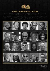 African Legends Night unveils music legends hall of fame