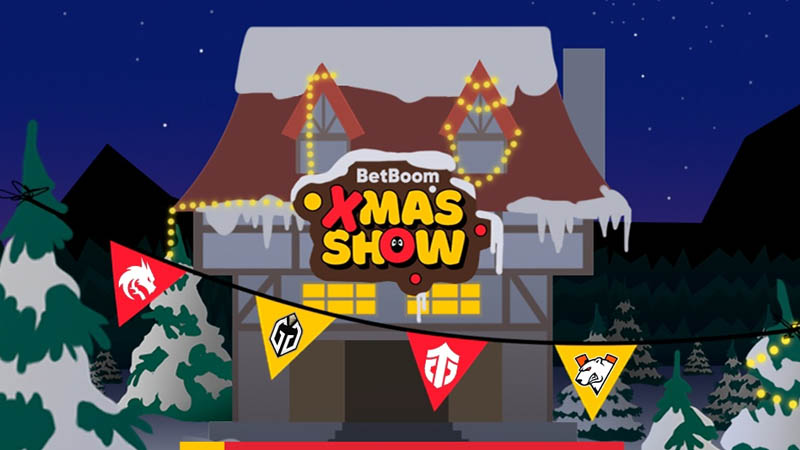 BetBoom Xmas Show Playoffs to feature Team Spirit, Virtus.pro and Entity