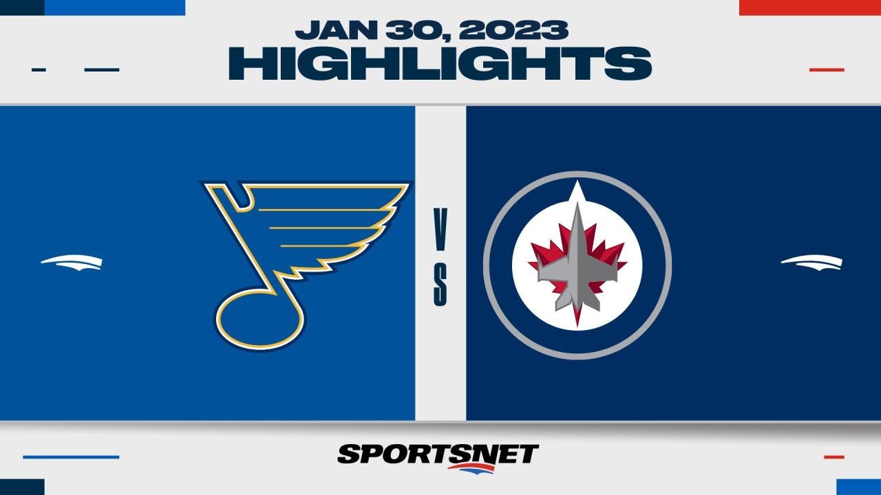 NHL Highlights | Blues vs. Jets