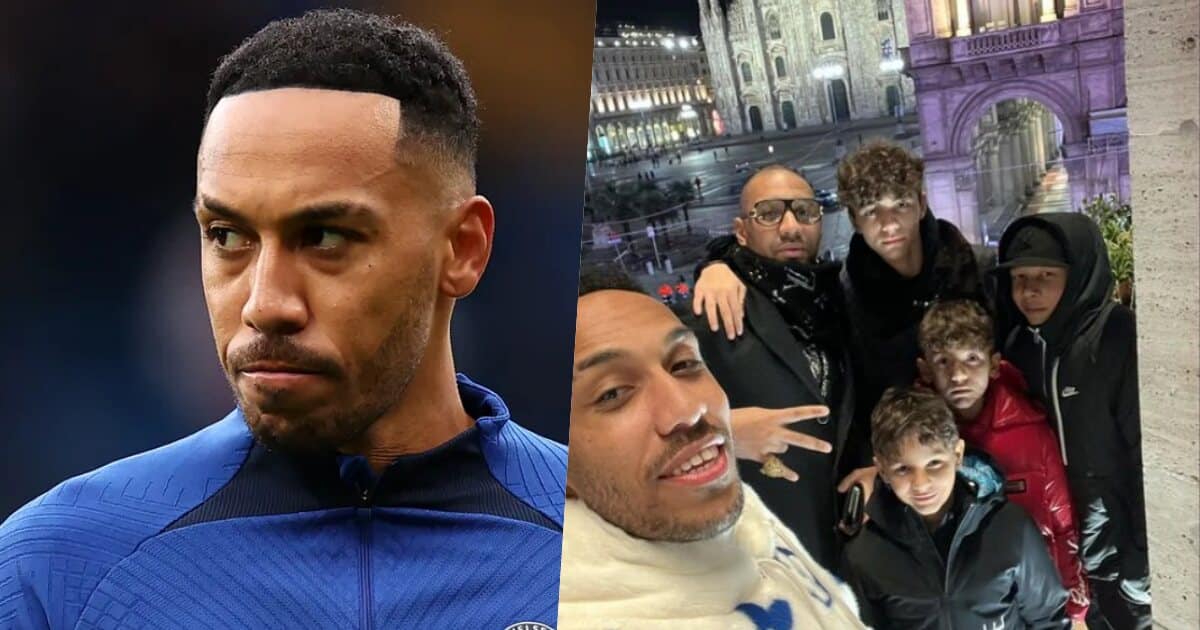 Aubameyang spotted in Milan while Chelsea played against Fulham