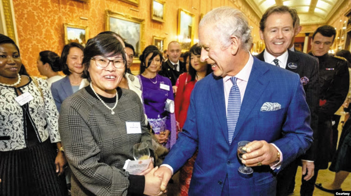 U.K.’s King Charles Meets N.Korean Defector