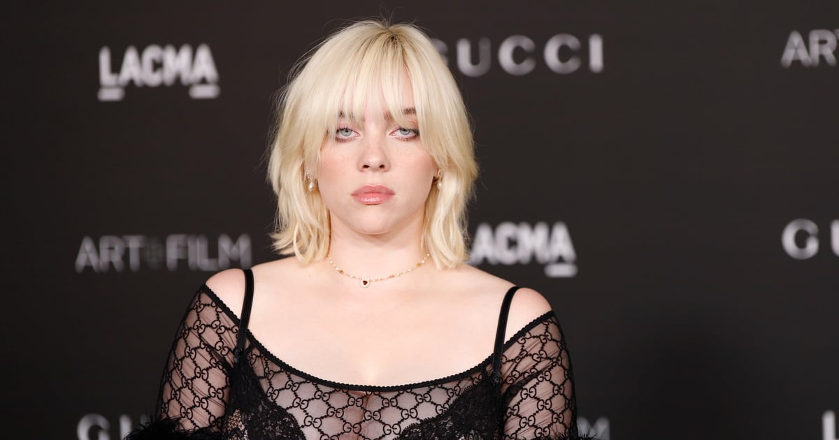 Billie Eilish’s Plunging Nude Slip Dress Has a ’90s Date-Night Vibe