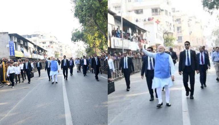 EC snubs Congress’ complaint on PM Modi’s ‘walk’, says ‘it wasn’t a roadshow’ | India News