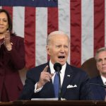 Biden goes off script to challenge Republicans