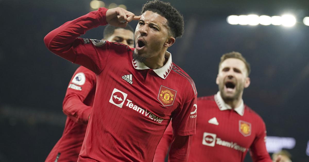 Rashford, Sancho answer taunts with goals to get Man U point