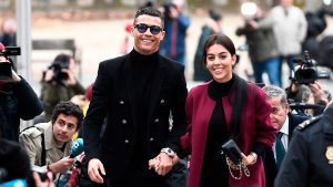 Cristiano Ronaldo & Georgina Rodriguez’s entourage taking up 17 suites of luxury Riyadh hotel as they enjoy Saudi life