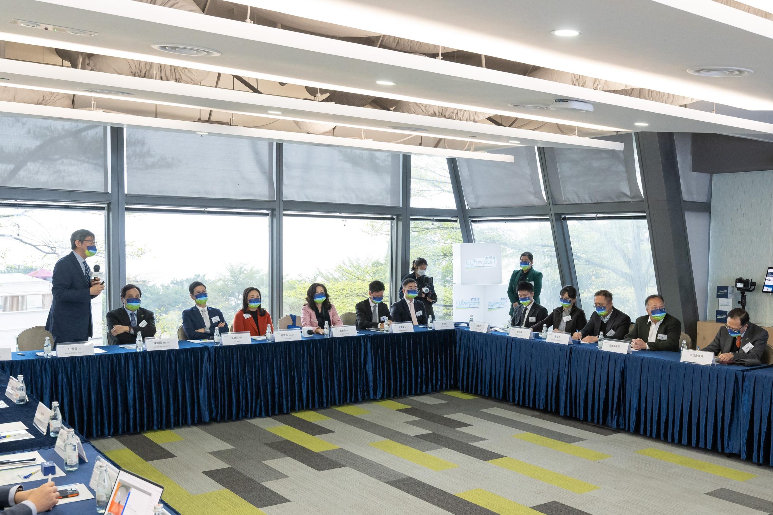 LegCo Subcommittee on Matters Relating to the Development of Smart City visits FinTech and RegTech entities at Cyberport (with photos)