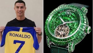 Cristiano Ronaldoâ€™s latest watch is covered with 388 gemstones