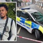 Man, 26, dies in horror double stabbing in London as police hunt killer