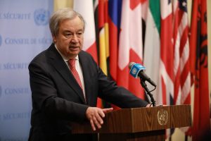 Rising seas are a ‘death sentence’ for some nations and will shake ‘mega-cities on every continent,’ UN chief says