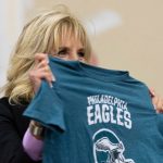 Jill Biden sports custom Eagles jersey ahead of Super Bowl