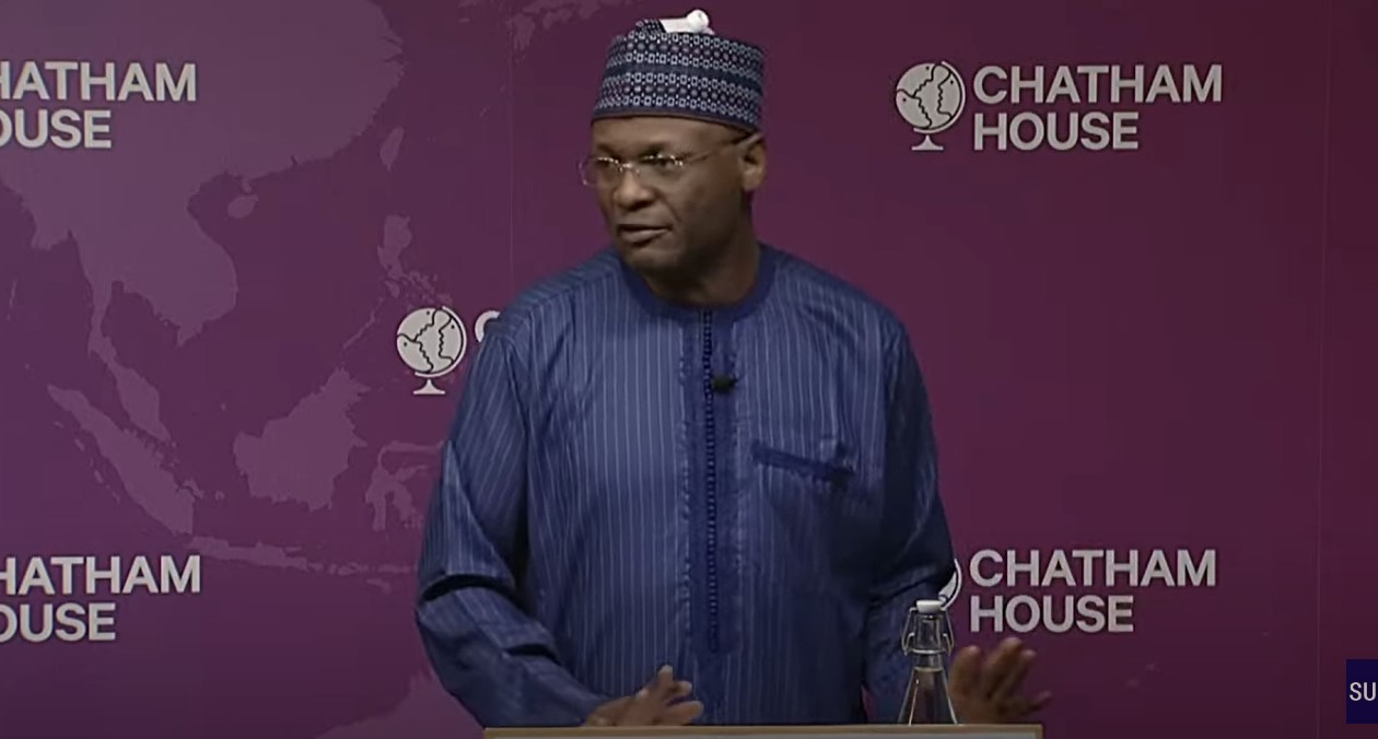 2023: INEC chairman at Chatham House, speaks on use of technology during polls