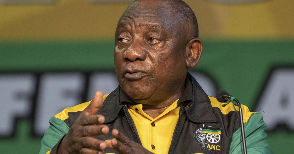 South African president Cyril Ramaphosa seeks re-election