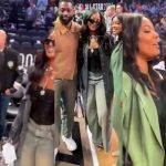 “This is the queen” – Hollywood actress, Gabrielle Union praises Tems at NBA All-Star Game in Utah [Video]