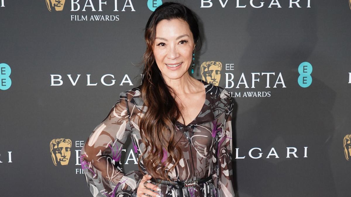 Michelle Yeoh and Colin Farrell among stars out in London ahead of Bafta awards