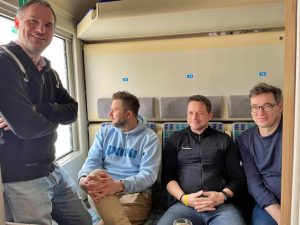 The mayors of Warsaw, Prague, Bratislava, and Budapest on their ways to Kyiv.