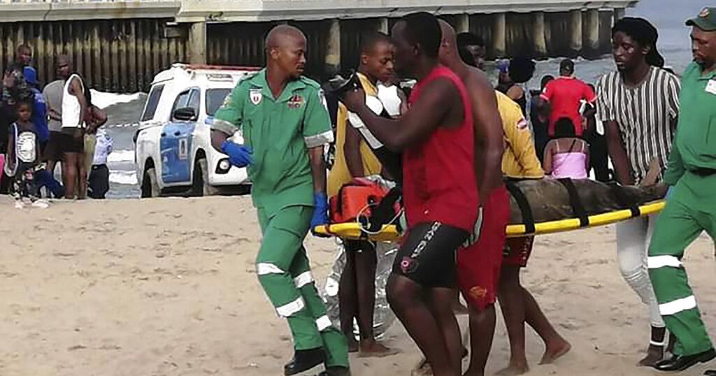 Three swimmers killed by massive wave at South Africa beach