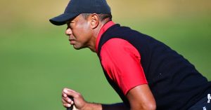 Woods closes with two-over 73 at Riviera, says ‘headed in right direction’ | Reuters