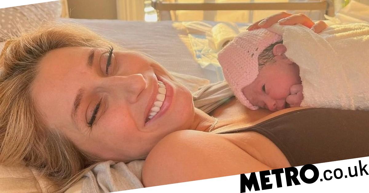 Stacey Solomon cries happy tears as newborn Belle finally reaches important milestone during health check