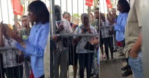 “UBA manager say them no get shishi” – Nigerian man shares sad video after being locked out of bank