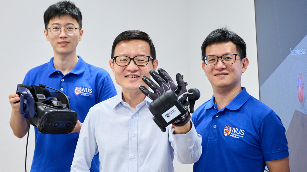 University Of Singapore Invent VR Glove To Let You Feel Inside the Metaverse