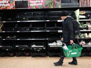 Britain is the (empty) basket case of Europe as supermarkets ration fruit and veg