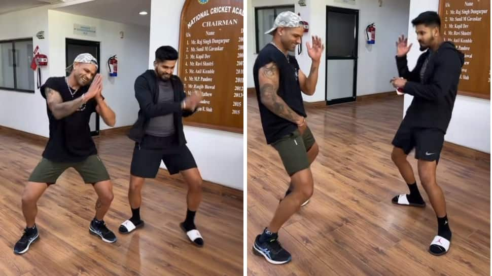 WATCH: Shreyas Iyer, Shikhar Dhawan Groove on Trending Song ‘Calm Down’