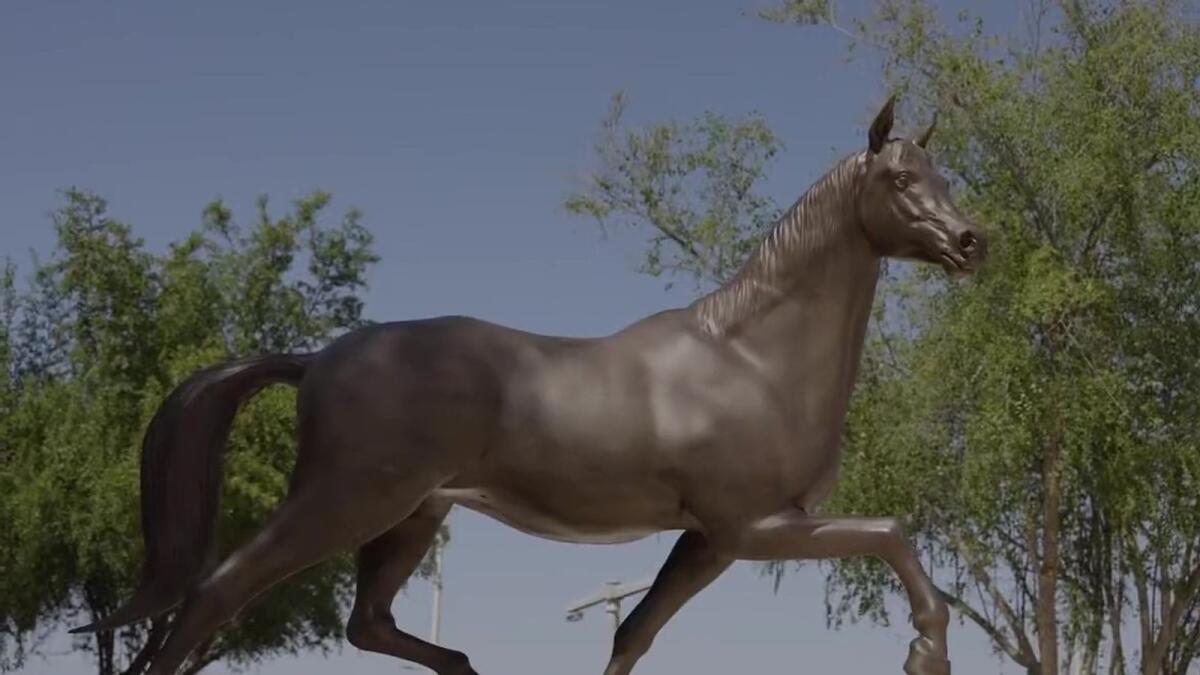 UAE: New park with statue of Sheikh Zayed’s horse opens in Abu Dhabi