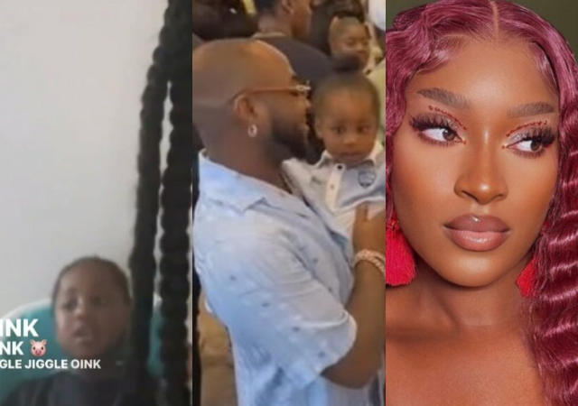 Netizens share observations as Davido’s 4th babymama Larissa London shares new video with son Dawson