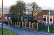 Police remain at the scene of explosive device found in Derry yesterday