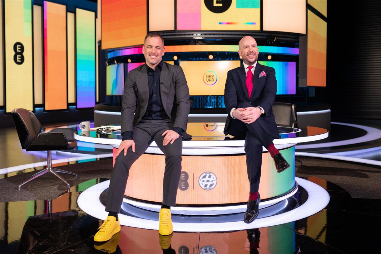 Joe Cole and Tom Allen front EE Hope United campaign tackling homophobic abuse