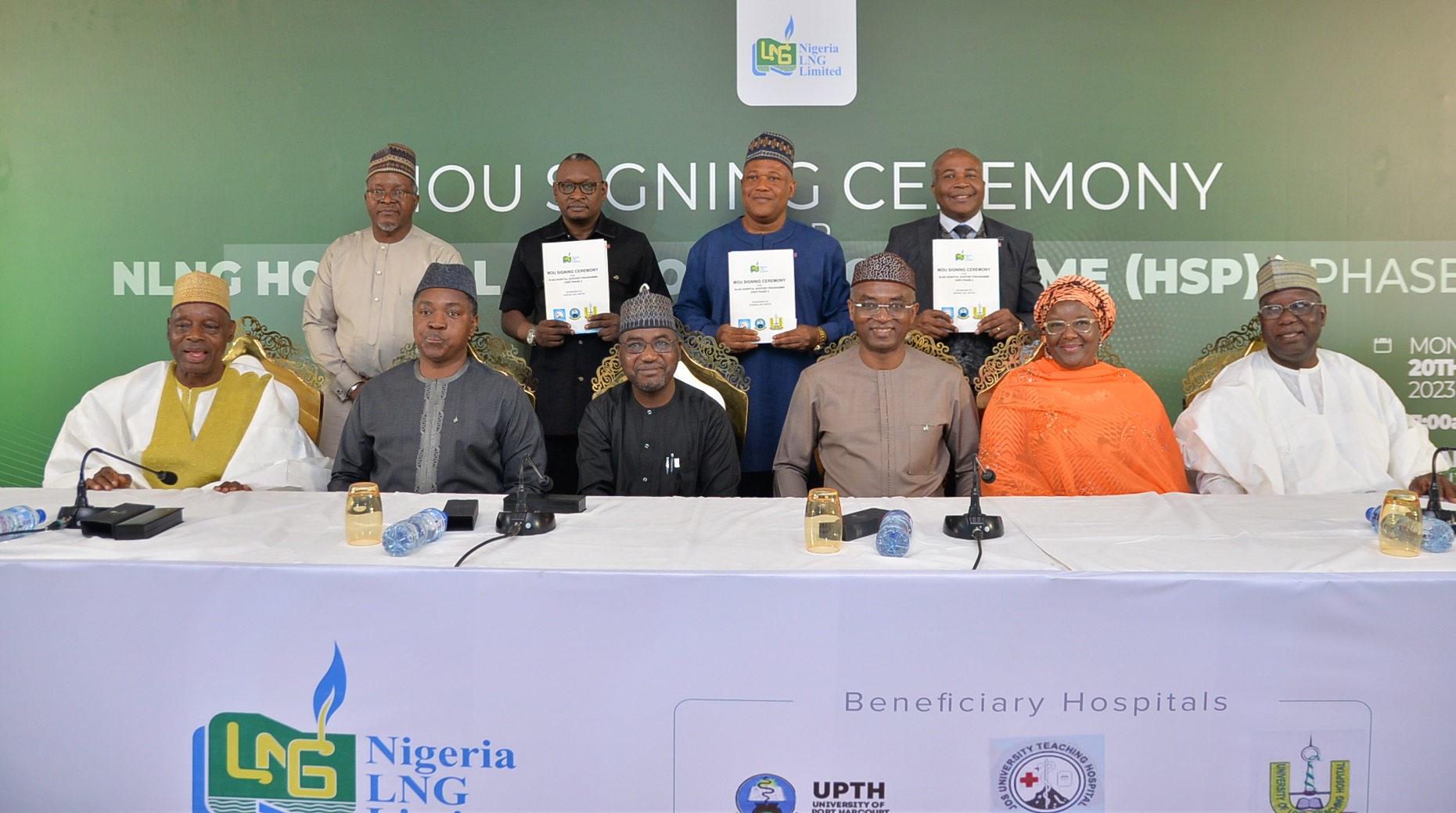 CSR: Jos, Uyo, Port Harcourt Teaching hospitals sign MoU with NLNG