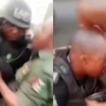 Video: Soldier Tries To Disarm Policeman In Lagos