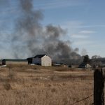 Is acid rain forming from the Ohio train derailment site?