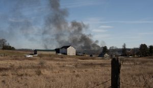 Is acid rain forming from the Ohio train derailment site?