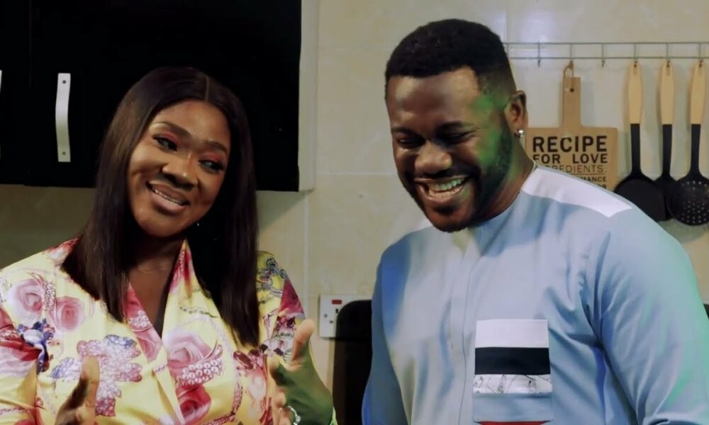 Mercy Johnson Okojie whips up Goat Meat Ekwang with the help of Deyemi Okanlawon on “Mercy’s Menu”