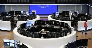 EUROPE Market mood downbeat ahead of raft of data