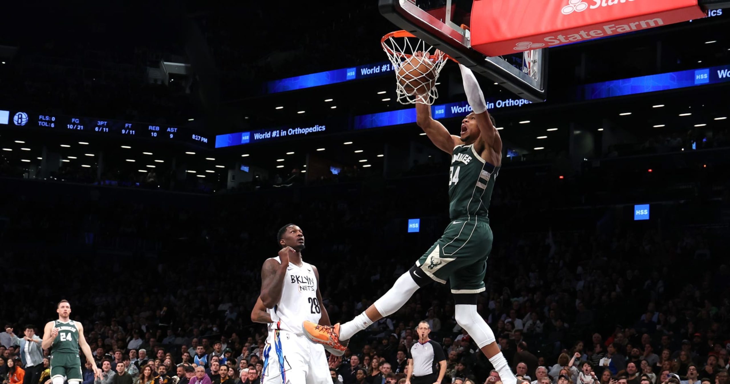 Giannis Delights NBA Twitter With Dominance in Bucks’ Win vs. Nets