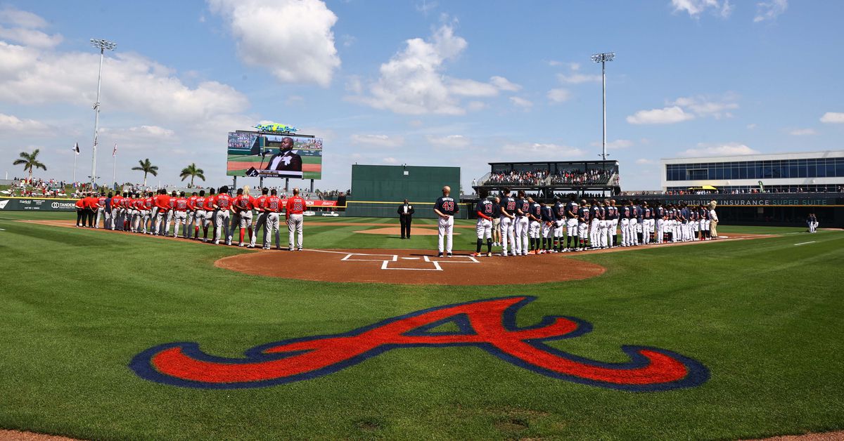 Braves-Red Sox spring training game ends in a tie after an automatic strike