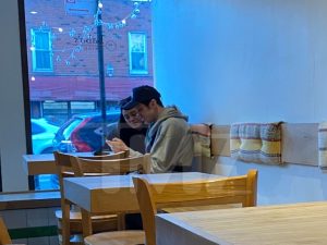 Pete Davidson and Chase Sui Wonders Snuggle Up Waiting For Food In New York City