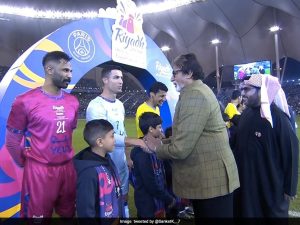 Watch: Amitabh Bachchan Greets Cristiano Ronaldo, Lionel Messi Ahead of Blockbuster Match In Saudi Arabia