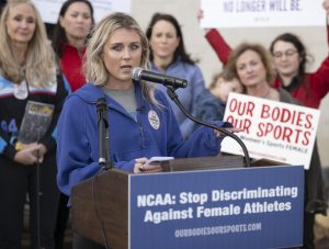 Trans battle in sports is ‘erasure of what a woman is,’ ex-Kentucky swimmer Riley Gaines says