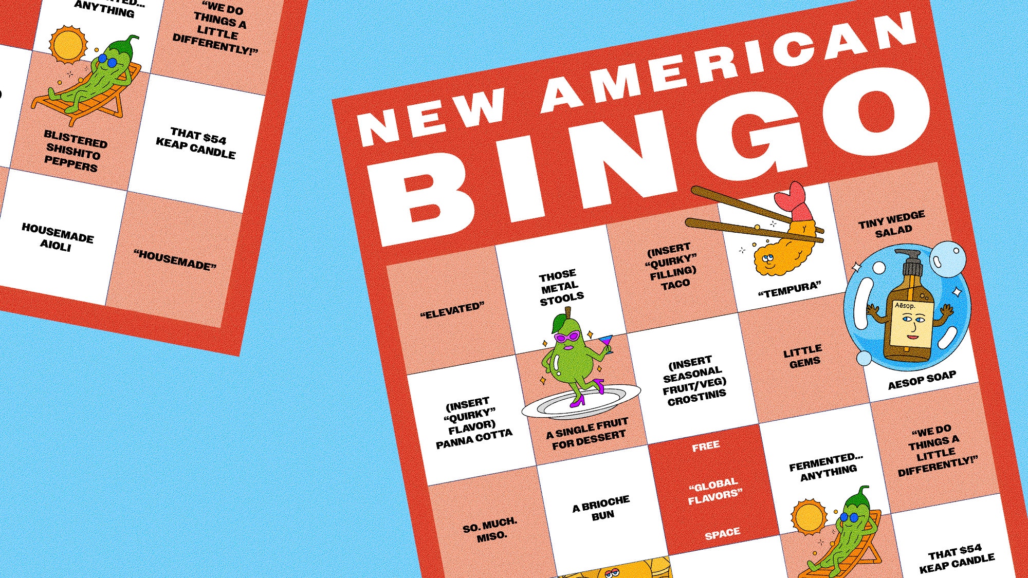 New American Restaurant Bingo: Are You at a “New American” Restaurant Right Now?