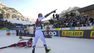 Watch as Riiber claims fourth gold medal in Nordic Combined 10km in Planica